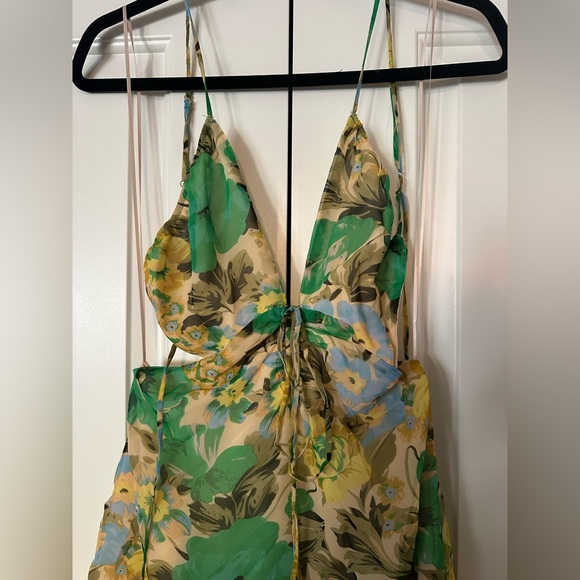 ASTR The Label Women's Green Multi Aneira Dress Size S - Picture 6 of 12